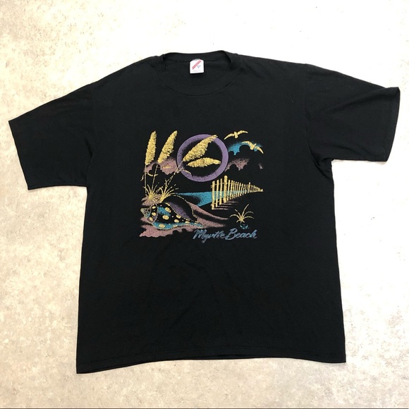 Vintage Single Stitch Myrtle Beach SC Jerzees - Picture 1 of 5